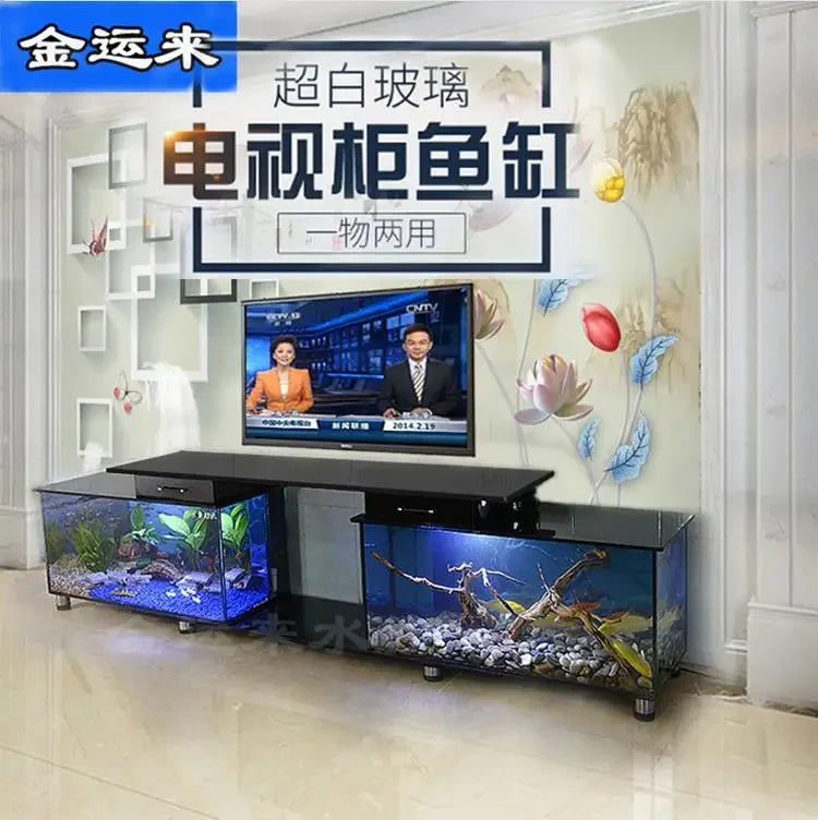 TV cabinet fish tank aquarium