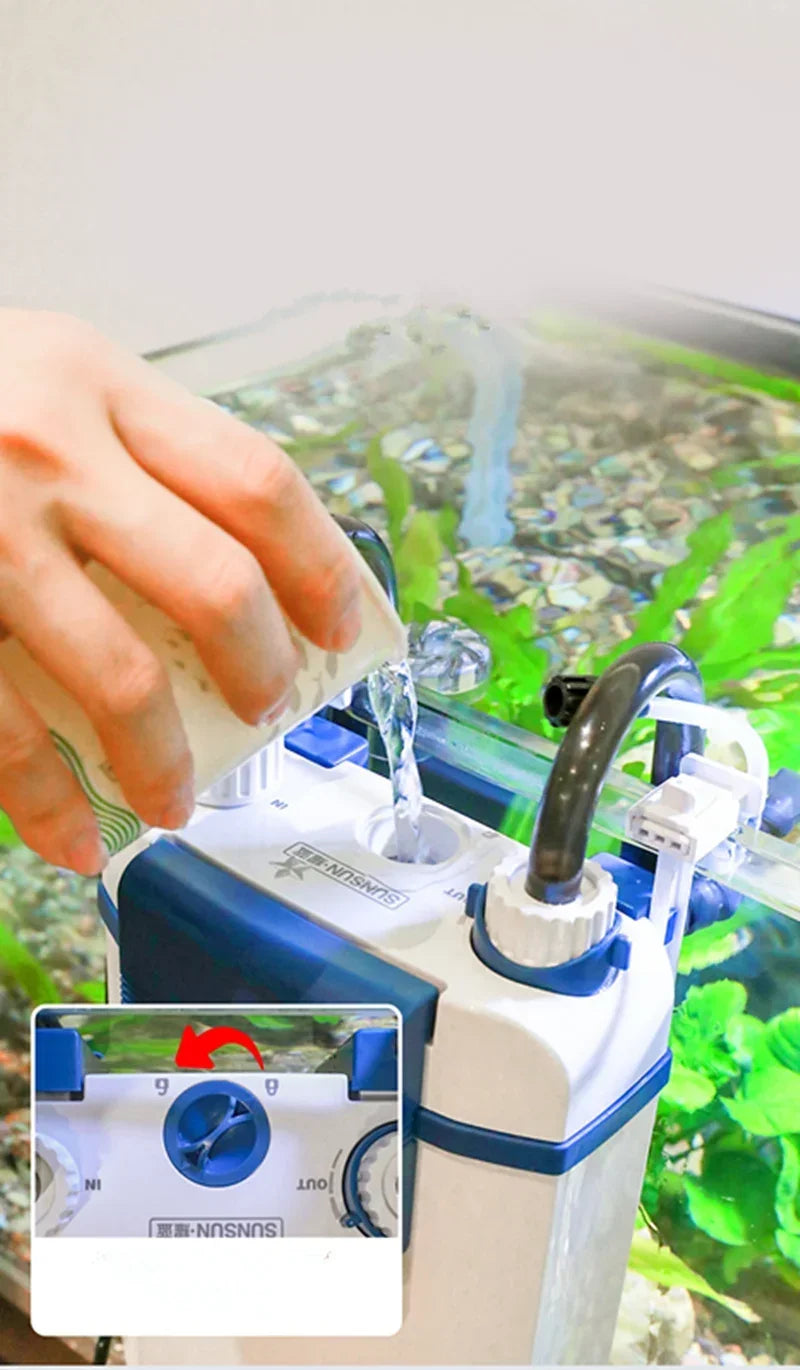 SUNSUN YBF-500 Aquarium Hang-On-Back (HOB) Filter