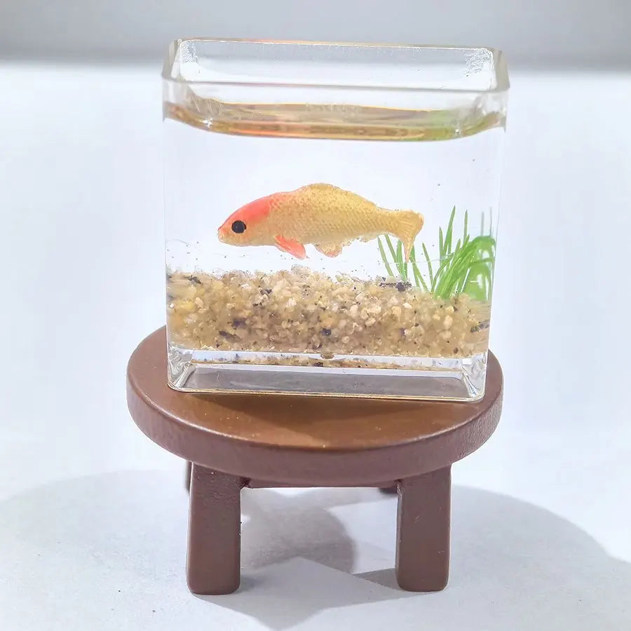 Charming Mini Fish Tank - Perfect Micro Landscape Decoration - Create a Charming Aquatic Display for Your Micro Landscape