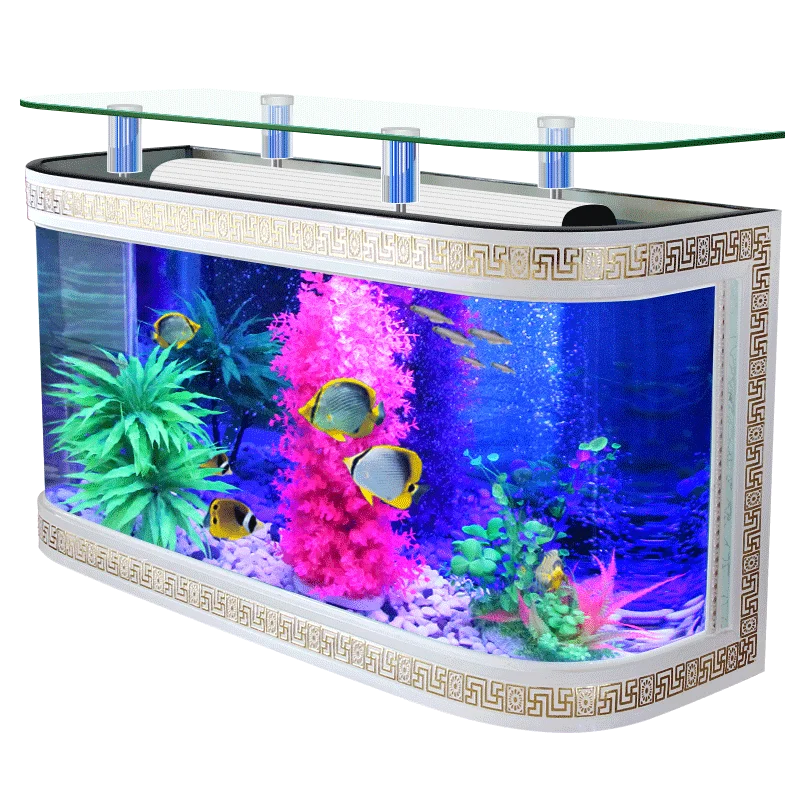 Luxury High Quality Rectangle Glass Fish Tank 25W Power
