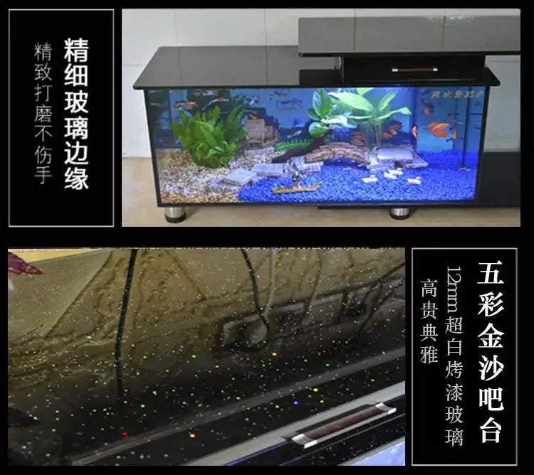 TV cabinet fish tank aquarium