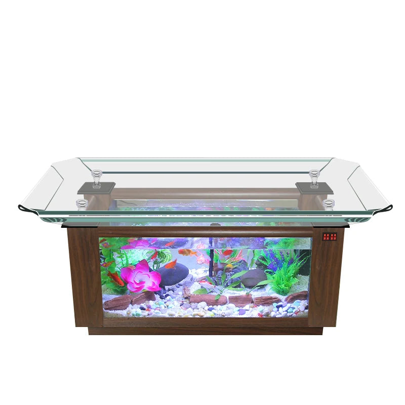 Luxury High Quality Rectangle Glass Fish Tank 25W Power