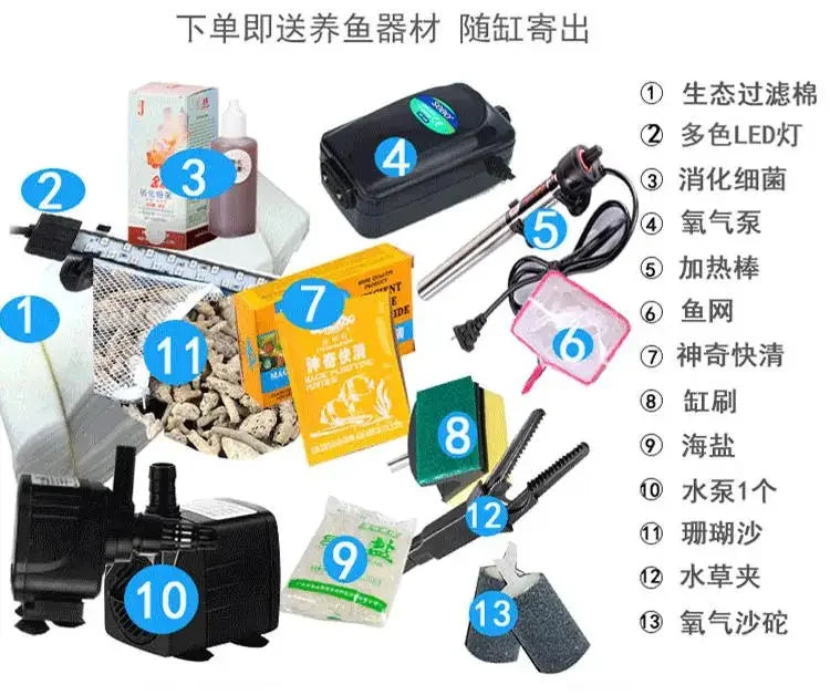 TV cabinet fish tank aquarium