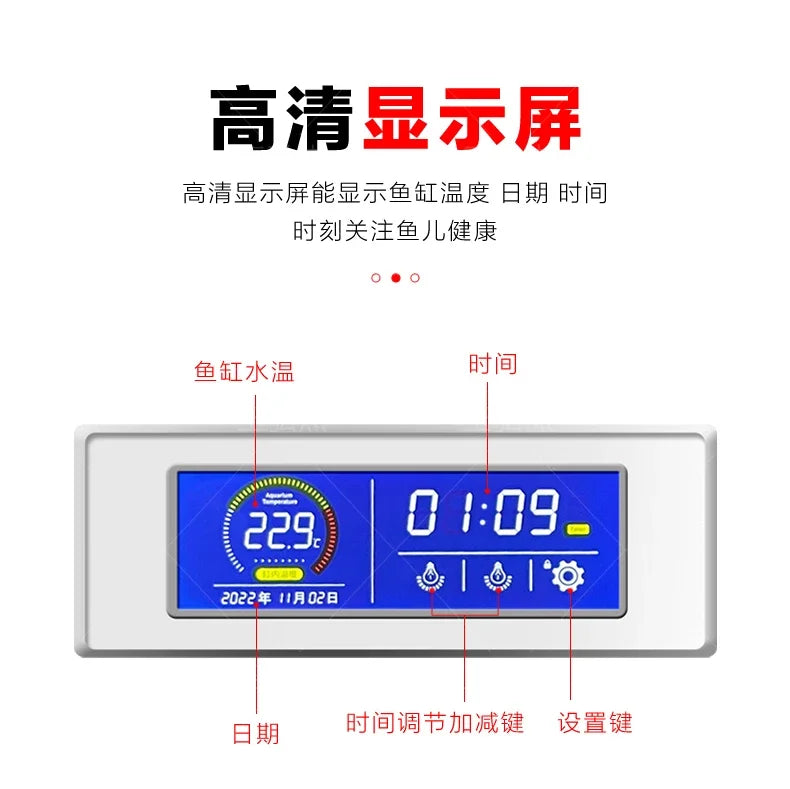 TV Cabinet Fish Tank Living Room Floor Aquarium Integrated Back Filter Loop One-Click Sewage Discharge