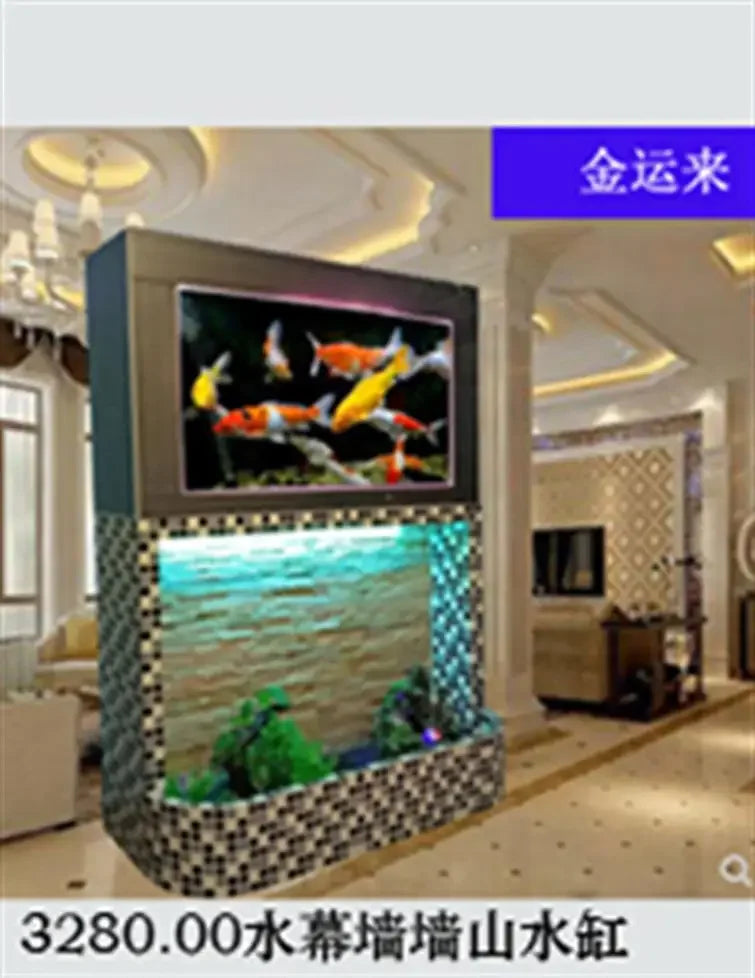 TV cabinet fish tank aquarium
