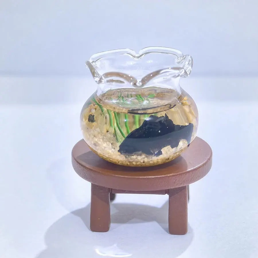 Charming Mini Fish Tank - Perfect Micro Landscape Decoration - Create a Charming Aquatic Display for Your Micro Landscape