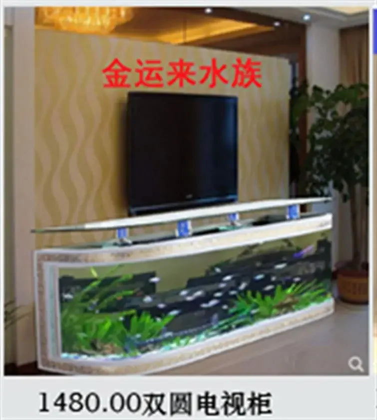 TV cabinet fish tank aquarium
