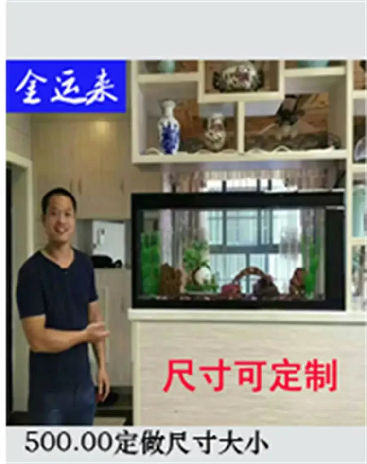TV cabinet fish tank aquarium