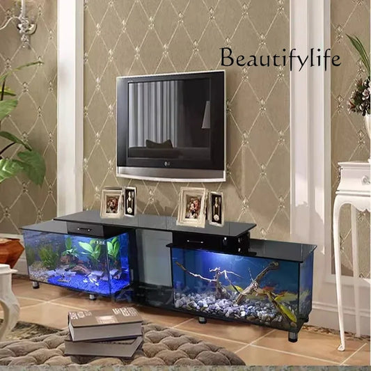TV cabinet fish tank aquarium