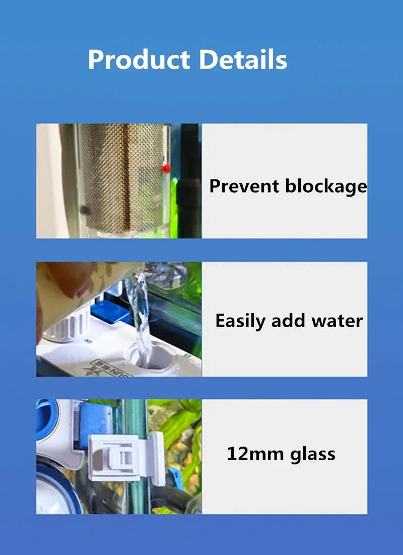SUNSUN YBF-500 Aquarium Hang-On-Back (HOB) Filter
