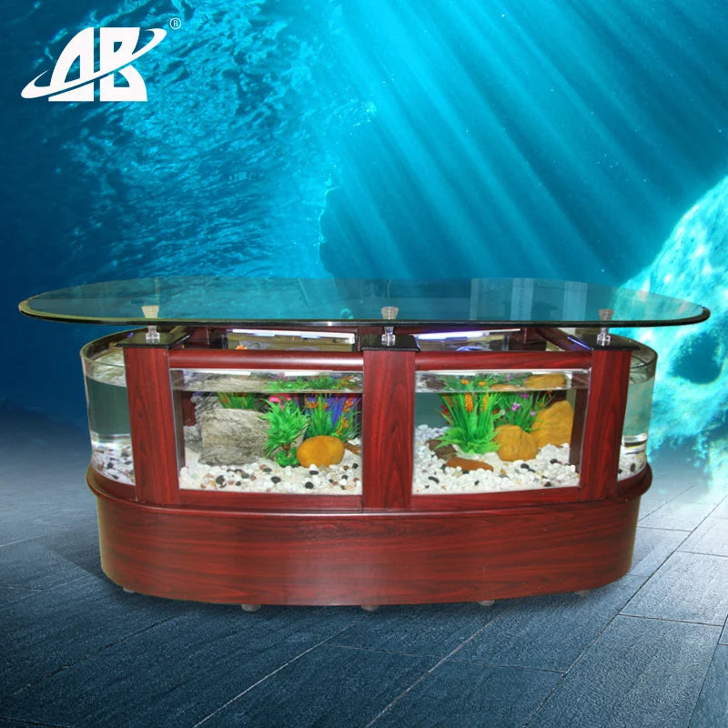 Luxury High Quality Rectangle Glass Fish Tank 25W Power