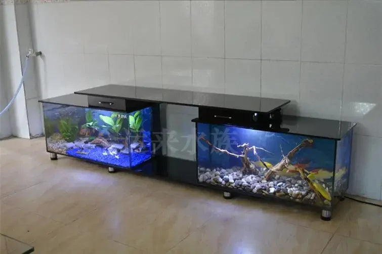 TV cabinet fish tank aquarium