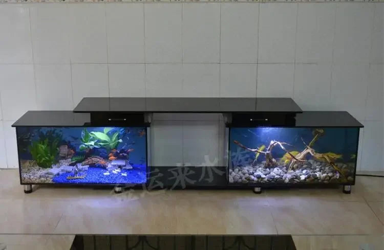 TV cabinet fish tank aquarium