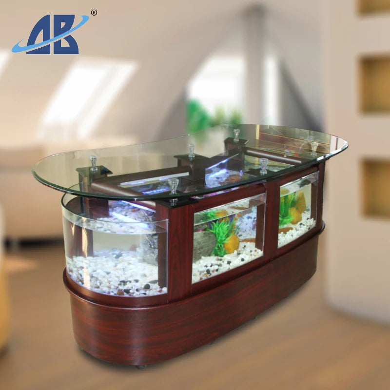 Luxury High Quality Rectangle Glass Fish Tank 25W Power
